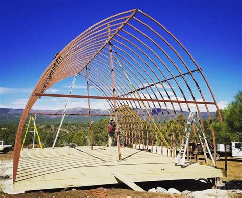 metal arch house|20x40 arched prefab.